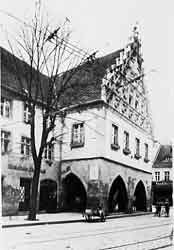 Das Kurfürstenhaus von der Steinstraße her gesehen
