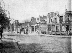 Die St.Annenstraße nach dem II.Weltkriege von Südwesten her in Richtung Stadtmitte gesehen